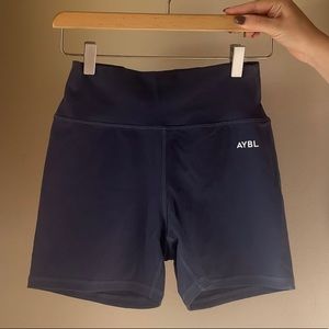 BRAND NEW dark grey/blue AYBL bike shorts